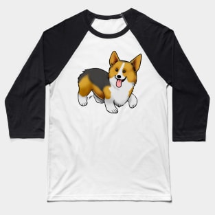 Dog - Pembroke Welsh Corgi - Sable Baseball T-Shirt
